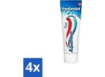 Aquafresh Dentifricio Freshmint Fresh Breath 75 Ml - Confezione Risparmio - 4 Pezzi
