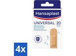 Hansaplast - Cerotti Universali - Cura Delle Ferite - 20 Cerotti - Confezione Risparmio - 4 Pezzi