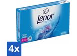 Lenor - Foglietti Per Asciugatrice - April Fresh - Deodorante Per Tessuti - 34 Fogli - Confezione Risparmio - 4 Pezzi
