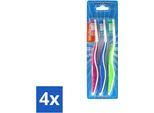 Sence - Fresh 3D-Extra Clean - Spazzolini Da Denti - Medio - 3 Spazzolini Da Denti - Confezione Risparmio - 4 Pezzi