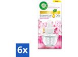 Air Wick - Ricarica Per Deodoranti Per Ambienti - Oli Essenziali - Diffusore Elettrico Di Fragranze - Magnolia E Fiori Di Ciliegio - 19 Ml - Confezione Risparmio - 6 Pezzi