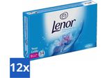 Lenor - Foglietti Per Asciugatrice - April Fresh - Deodorante Per Tessuti - 34 Fogli - Confezione Risparmio - 12 Pezzi