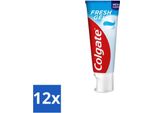 Colgate Dentifricio Fresh Gel 75 Ml - Confezione Risparmio - 12 Pezzi