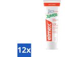 Elmex Gel Dentifricio Junior (5-12 Anni) 75 Ml - Confezione Risparmio - 12 Pezzi