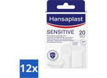 Hansaplast - Cerotti Sensibili - Cura Delle Ferite - 20 Cerotti - Confezione Risparmio - 12 Pezzi