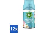 Air Wick - Ricarica Per Deodorante Per Ambienti - Brezza Di Primavera E Vaniglia Dell'isola - Spray Automatico - 250 Ml - Confezione Value Pack - 12 Pezzi