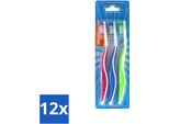 Sence - Fresh 3D-Extra Clean - Spazzolini Da Denti - Medio - 3 Spazzolini Da Denti - Confezione Value - 12 Pezzi