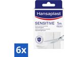 Hansaplast Cerotti Sensibili - Cerotti Per Ferite - Cura Delle Ferite - 1M X 6Cm - Confezione Risparmio - 6 Pezzi