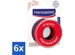 Cerotti Adesivi Hansaplast Classic - Rotolo Di Cerotto - Cerotti Per Ferite - Cura Delle Ferite - 5 M X 2,5 Cm - Confezione Valore - 6 Pezzi