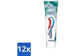 Dentifricio Aquafresh - Detergente Rinfrescante - Mentolo - 100 Ml - Confezione Risparmio - 12 Pezzi