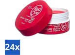 Red One - Cera Per Capelli - Rosso - Cera Per Capelli Aqua - Per Uno Styling Deciso E Risultati Brillanti - 150 Ml - Confezione Risparmio - 24 Pezzi