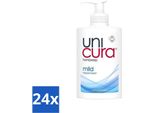 Unicura Sapone Liquido Delicato Per Le Mani 250 Ml - Confezione Risparmio - 24 Barrette