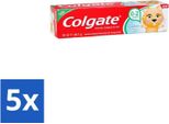 Colgate - Gusto Fragola - Dentifricio Per Bambini - Per Bambini Da 0 A 2 Anni - 50 Ml - Confezione Risparmio - 5 Pezzi