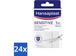 Hansaplast Cerotti Sensibili - Cerotti Per Ferite - Cura Delle Ferite - 1M X 6Cm - Confezione Risparmio - 24 Pezzi
