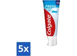Colgate Dentifricio Fresh Gel 75 Ml - Confezione Risparmio - 5 Pezzi