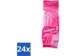 Benson - Laser Twin Women - Rasoio Usa E Getta - Per Donne - 10 Lame - Confezione Risparmio - 24 Pezzi