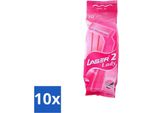 Benson - Laser Twin Women - Rasoio Usa E Getta - Per Donne - 10 Lame - Confezione Risparmio - 10 Pezzi