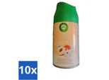 Air Wick - Ricarica Deodorante Per Ambienti - Pesca Bianca - Spray Automatico - 250 Ml - Value Pack - 10 Pezzi