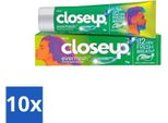 Close Up - Dentifricio Menthol Paradise - Gusto Rinfrescante Al Mentolo - 90 G - Confezione Risparmio - 10 Pezzi