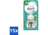 Air Wick - Ricariche Per Deodoranti Per Ambienti - Nenuco Puro - Diffusore Elettrico Di Fragranze - 19 Ml - Value Pack - 15 Pezzi