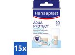 Hansaplast - Cerotti Aqua Protect - Cerotti Impermeabili Per Ferite - Impermeabili - Cura Delle Ferite - 20 Cerotti - Value Pack - 15 Pezzi