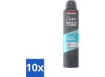 Dove - Deodorante - Men Care Clean Comfort - Comfort E Cura - Protezione Per 48 Ore - 250 Ml - Confezione Risparmio - 10 Pezzi