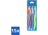 Sence - Fresh 3D-Extra Clean - Spazzolini Da Denti - Medio - 3 Spazzolini Da Denti - Confezione Risparmio - 15 Pezzi