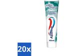 Dentifricio Aquafresh - Detergente Rinfrescante - Mentolo - 100 Ml - Confezione Risparmio - 20 Pezzi
