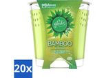 Glade - Candela Profumata - Bamboo Bliss Song - Fresca Fragranza E Relax - 129 G - Confezione Risparmio - 20 Pezzi