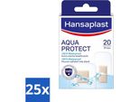 Hansaplast - Cerotti Aqua Protect - Cerotti Impermeabili Per Ferite - Impermeabili - Cura Delle Ferite - 20 Cerotti - Confezione Valore - 25 Pezzi