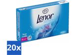 Lenor - Foglietti Per Asciugatrice - April Fresh - Deodorante Per Tessuti - 34 Fogli - Confezione Risparmio - 20 Pezzi