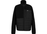 Regatta - Giacca Ibrida "Frankie"" Da Uomo, Zip Intera, Teddy Fleece RG12096 (Xl) (Nero)"