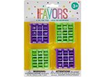 Unique Party - Gioco Del Tic Tac Toe (Confezione Da 4) SG39143 (Taglia Unica) (Verde/Blu/Giallo)