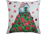 Cuscino A Punto Croce Rto "Petali"" CU044, Schema Contato, 40X40 Cm"