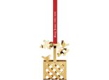 Georg Jensen - Cestino Natalizio 1990/2020, Placcato Oro