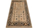 Tappeto Di Lana Omega Parillo Cadre Jadeit Maro Marrone 200X300 Cm
