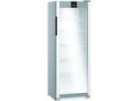 Frigorifero Per Bevande Liebherr Con Porta In Vetro 347 Litri 597X654X1684 Mm Ricircolo Argento