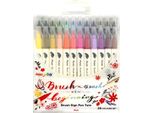 Pentel SESW30C-24 Pentelarts Brushsignpen Twin, Set Da 24