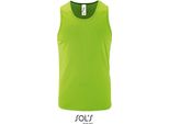 Sols 02073 | Canotta Sportiva Da Uomo - Colore: Verde Neon - Taglia: Xxl