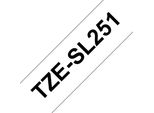 Brother TZESL251 Nastro Per Etichette Nero Su Bianco