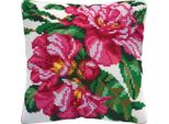Confezione Di Cuscini Da Ricamo A Punto Croce Cda "Azalea"", Stampati, 40X40Cm"