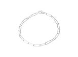 Armband Vivance "925/- Sterlingsilber Gliederarmband Glanz Weiß 19 Cm", Weiß, ArmbäNder, Damen, 19Cm, Silber 925 (Sterlingsilber), GläNzend, Armband