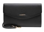 Lazarotti Pelle Pochette Borsa A Tracolla Bologna Leather Clutch Black Nero