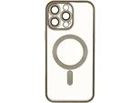 Cover Magsafe Con Protezione Della Fotocamera Compatibile Con Samsung Galaxy S25 Grigio
