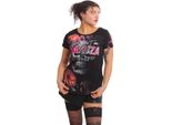 Yakuza Maglietta Girocollo Curva Glow Donna, Nero, L