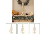 The Living Store Albero Di Natale In Legno Da Decorare 60 Cm In Legno Di Pino Massiccio