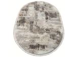 Tappeto Ovale 80X150 Cm Stefano - Beige / Oro