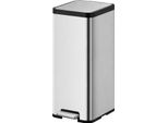 Eko - Cestino A Pedale Ecomaid 30 Litri - Acciaio Inox - Acciaio Inox Grigio Opaco