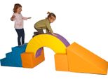 Sumo Didactic - Morbidi Blocchi Da Costruzione A Partire Da 3 Anni - Set Di 5 Pezzi Per Ginnastica E Psicomotricità | Igienico, Antibatterico E Sicuro | Giochi Di Abilità Motoria Per Asilo, Scuola E Casa