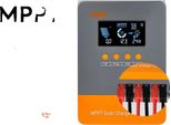 Regolatore Di Carica Solare Mppt, Corrente Massima 60A, Supporto Di Tensione Versatile, 60A Mppt, 12V 24V 36V 48V